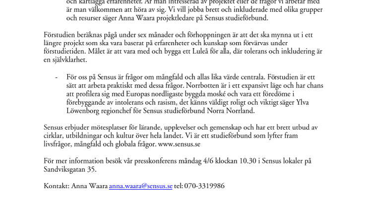 Luleå för alla, där tolerans och inkludering är en självklarhet
