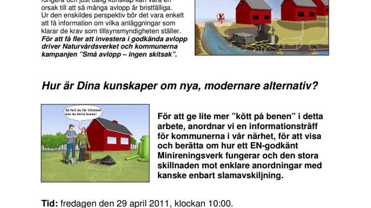 Informationsträff om enskilt avlopp