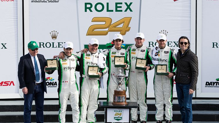 Michael Christensen Daytona Podium 2017 Photo Porsche