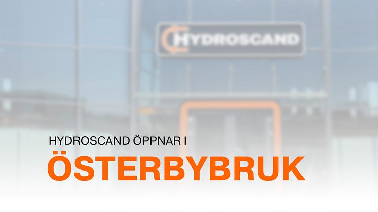 Hydroscand öppnar ny slangservicebutik i Österbybruk