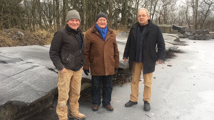 Rolf Karlsen, Jørn Skaare og Kristian Blystad