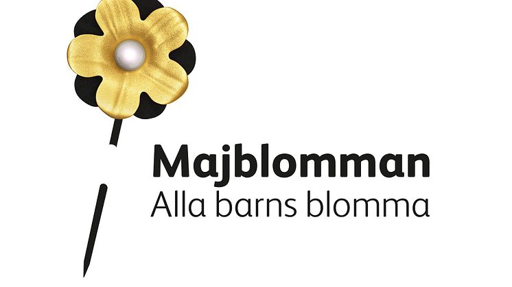 Glenn Hysén köper årets första gyllene Majblomma på Nordstan