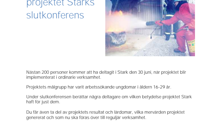 Stark stärker ungdomar till studier och jobb