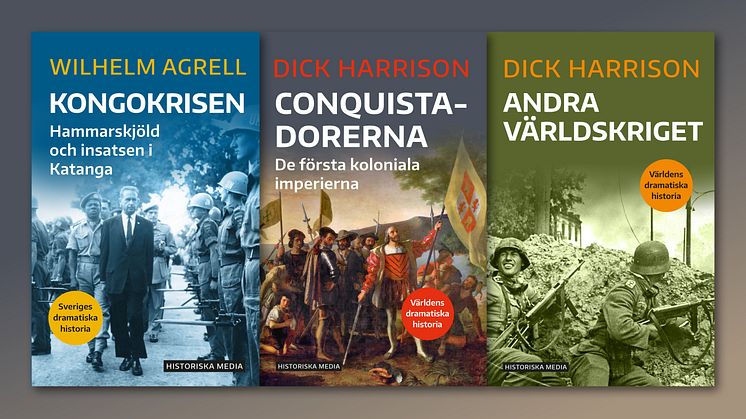 Kongokrisen och conquistadorer bland årets första serietitlar
