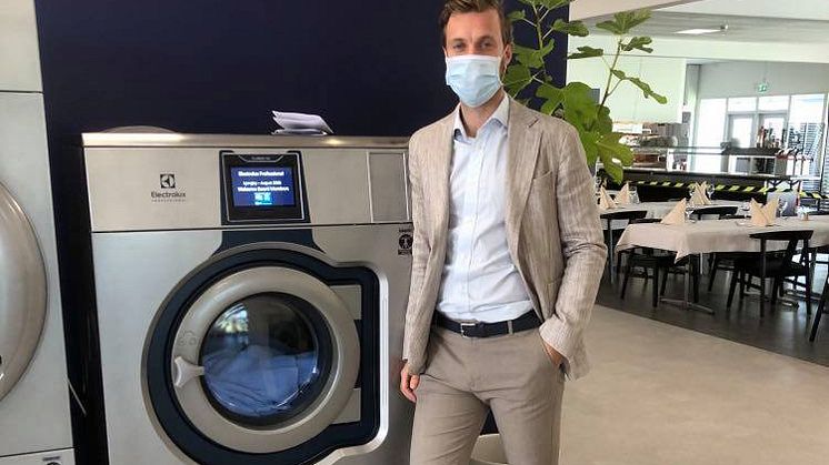 Anton Karlsson, Global Product Manager på Electrolux Professional.