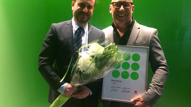 Försäljningsdirektör Kenneth Gustavsson och intendent Roger Silfvast, M/S Rosella