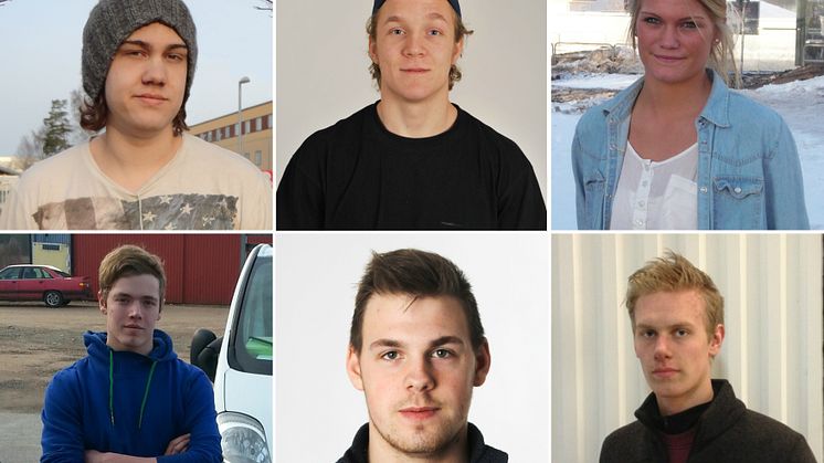 Finalisterna i "SM för unga plåtslagare 2014"