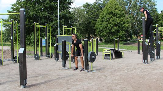 Personlig träning på Halmstads största och nyaste utegym