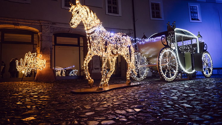 das Lichtfestival LUMAGICA verzauberte tausende Gäste (Foto: ASL Schlossbetriebe / Carsten Beier)