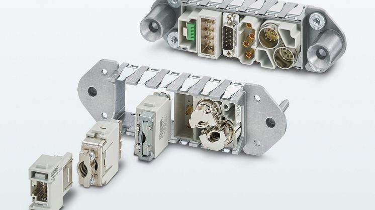 Reliable interface for the blind plugging of modular connections