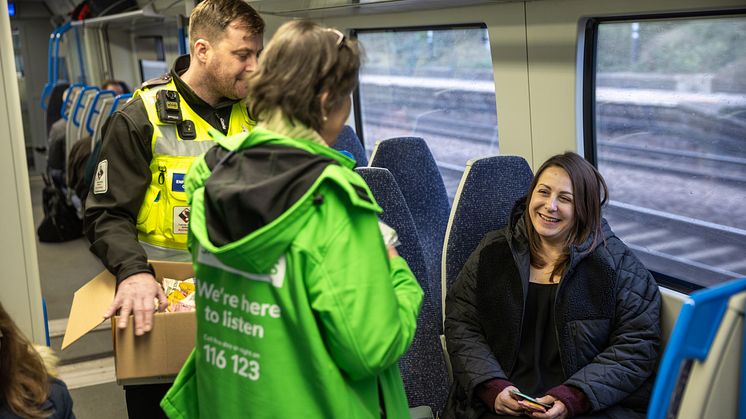 Volunteers chatted to customers about the Brew Monday campaign, which aims to get people catching up over a cup of tea