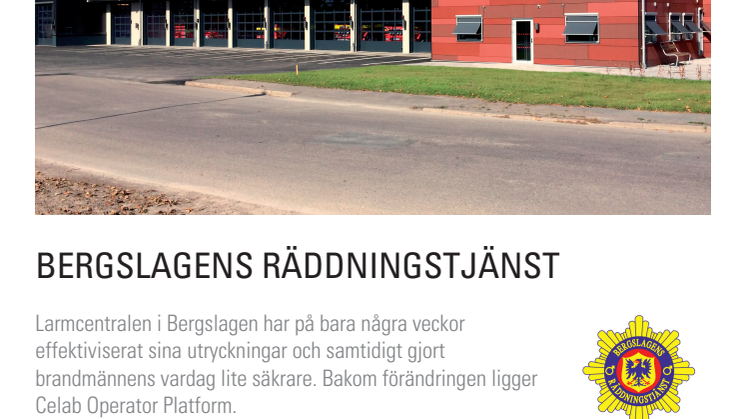 Så har Bergslagens Räddningstjänst säkrat och effektiviserat regionens utalarmering
