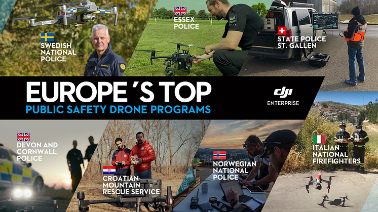 How rescue teams, firefighters and the police use DJI drones to propel their operations