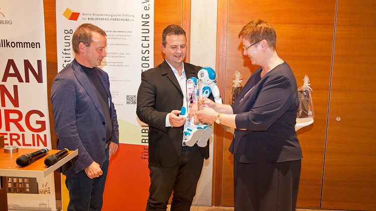 1. Innovationspreis der Stiftung für Bibliotheks-Forschung für Projekt der Wildauer Stadtbibliothek mit der Technischen Hochschule Wildau