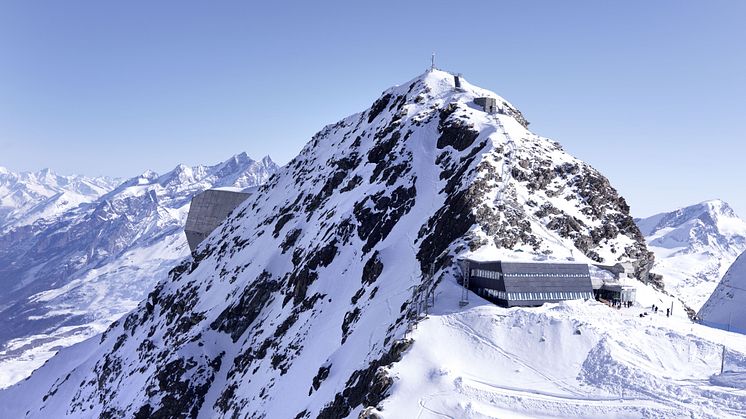 Restaurant Matterhorn glacier paradise Außenansicht 