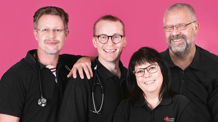 Socialförsäkringsminister Annika Strandhäll besöker Cederkliniken i Piteå