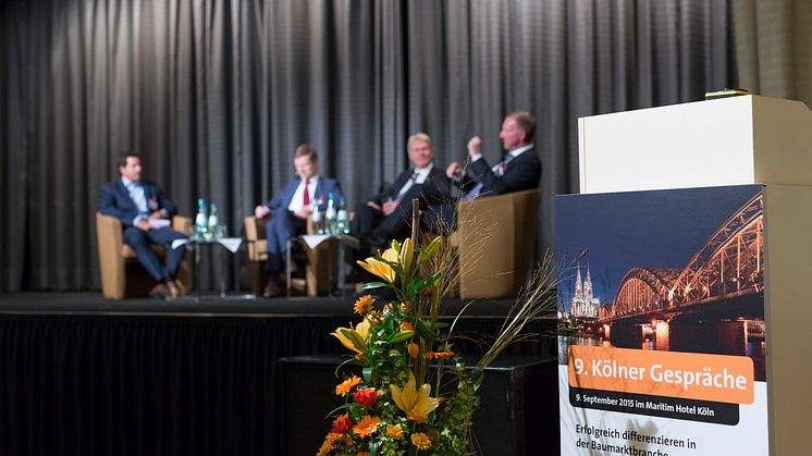 Kölner Gespräche 2015: Das Talk-Format der Baumarkt- und Gartencenterbranche