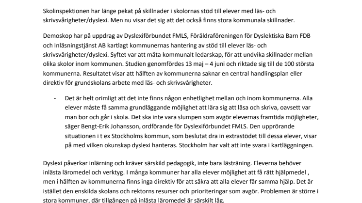 Kunskapslotteri i kommunerna
