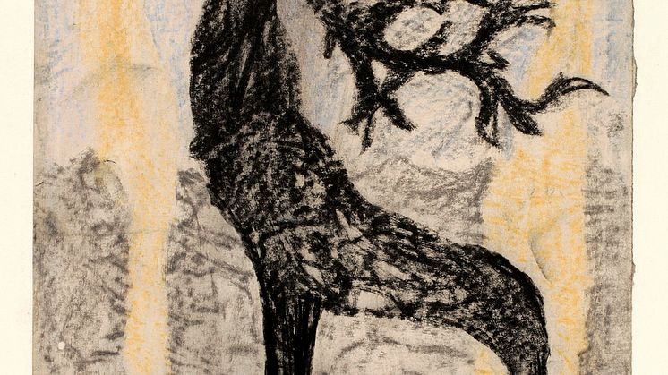 C.F. Hill, Brölande kronhjort (Roaring Red Deer), u.å. (1883–1911)