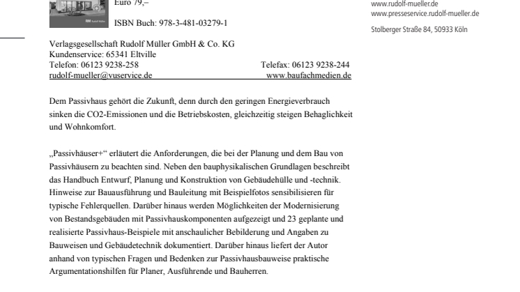 Passivhäuser+