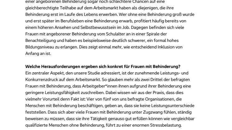 Zur Studie: Drei Fragen an... Christina Marx, Bereichsleiterin Aufklärung der Aktion Mensch