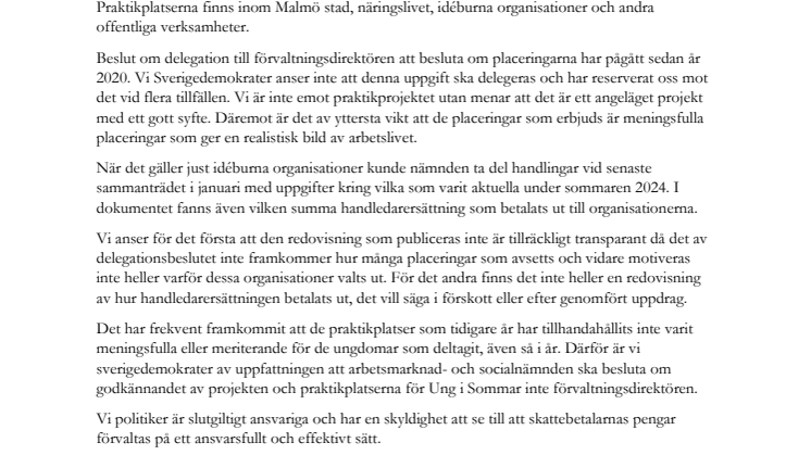 250130 Fråga till Sedat Arif om meningsfulla praktikplatser inom Ung i Sommar.pdf