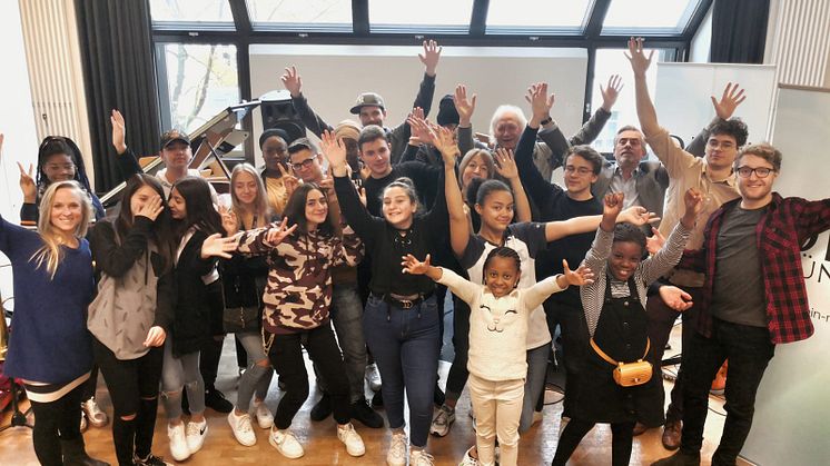  DEIN MÜNCHEN Jazz-Workshop mit Stephanie Lottermoser, Harald Rüschenbaum, dem Bayrischen Landesjugendjazzorchester und Thomas Koenen von because.wir.tun.was. Foto: 