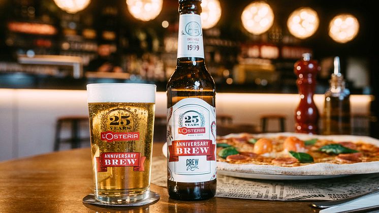 L‘Osteria launcht erstes eigenes Bier in Zusammenarbeit mit CREW Republic