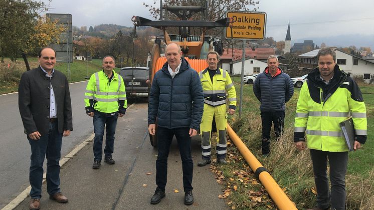 Neues Erdgasnetz für Dalking – Baumaßnahmen beginnen