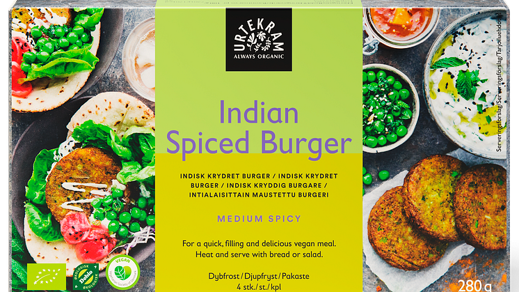 Urtekram Indian Spiced Burger