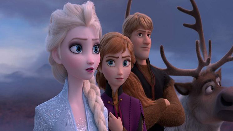 Elsa, Anna, Kristoff and Sven, Frozen 2. Photo: Disney 2019