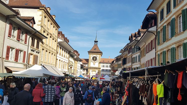 Martinsmarkt in Murten (Jura & Drei-Seen-Land)