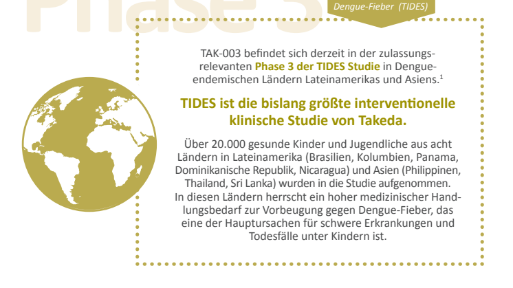 Takedas Beitrag im Kampf gegen Dengue
