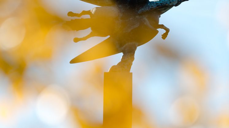 Människa och Pegasus av Carl Milles