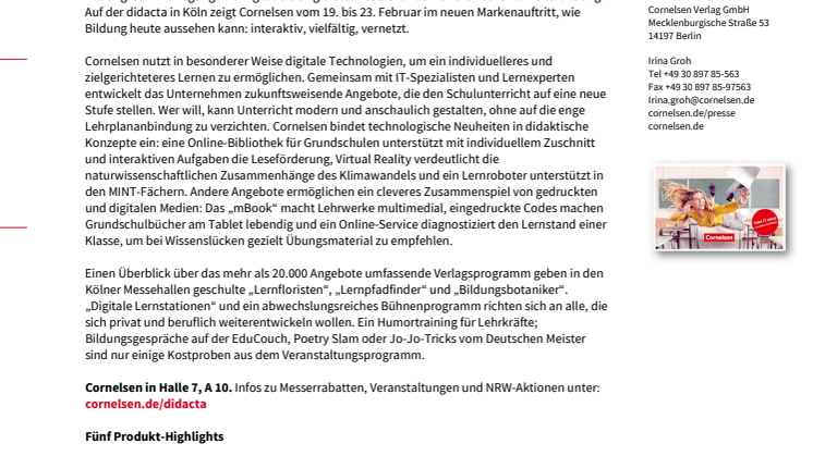 Interaktiv und vernetzt: didacta 2019 zeigt neue Wege der Aus- und Weiterbildung