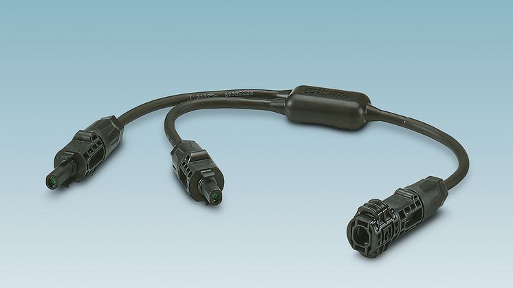 Connectors for the DC energy distribution of photovoltaic systems