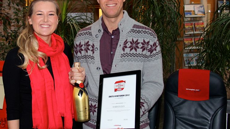 Vinner: Store bedrifter 2012: Norwegian 