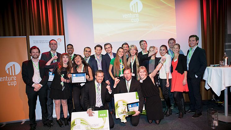 Från forskning till affärsidé. Teamet från Uppsala Universitet vinner entreprenörstävlingen Venture Cup Öst