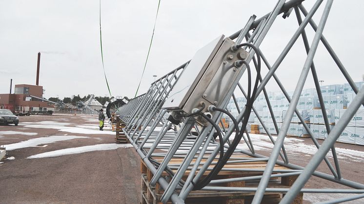 Smålandshamnar Oskarshamn - Först i Sverige med Titan LED mastbelysning
