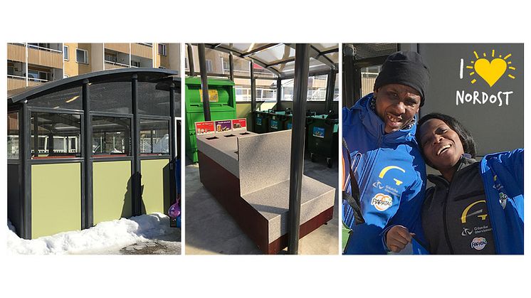 Invigning av stadens snyggaste återvinningsrum sker på Nordost på lördag