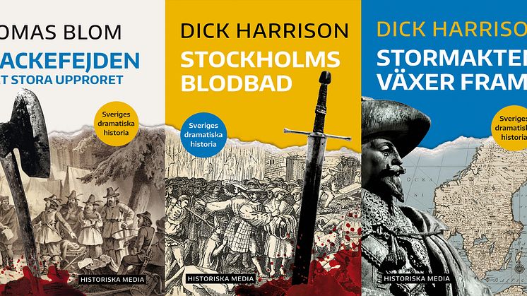 Historiska Media lanserar ny  bokserie om svensk historia