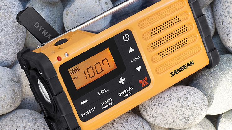 Med överlevnadsradion kan du ta del av viktiga nyheter även om du saknar strömkälla.