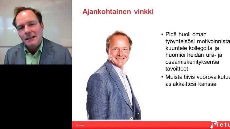 Valmentajaesittelyssä Niklas Reuter
