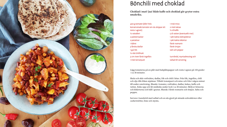 Recept Bönchili med choklad