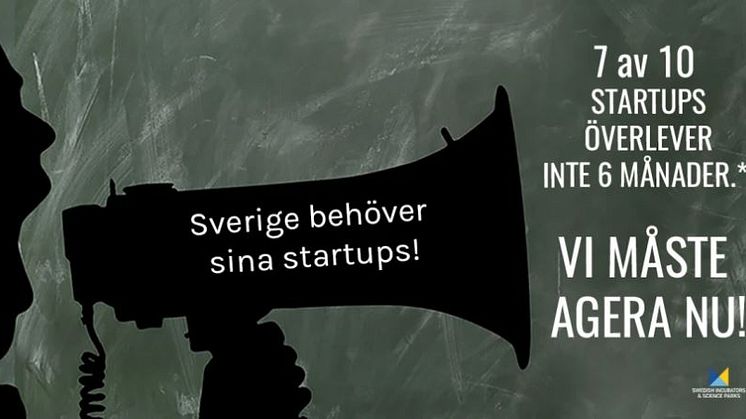 *Baseras på en enkät besvarad av 450 startups i forskningsnära innovationsmiljöer. Enkäten är genomförd av SISP och Ignite Sweden under April 2020.