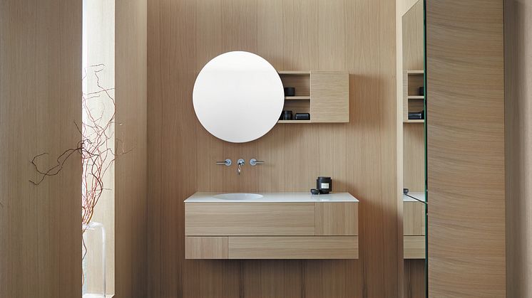 Coco von burgbad ist gemacht, um selbst kleine, urbane Räume mit einem anspruchsvollen Interior Design-Konzept zu gestalten. 