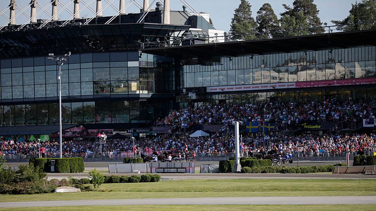 Solvallas publikplats. Foto: Lena Emmoth/TR Bild