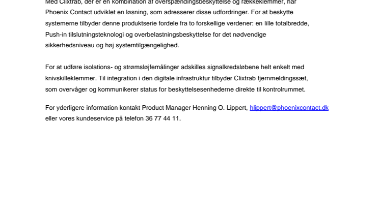 ​  Beskyttelse af sikkerhedsrelevante systemer