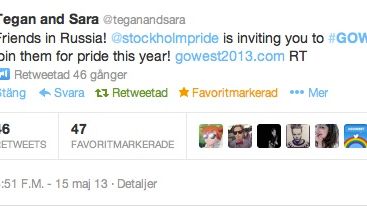 Stor succé för Stockholm Prides #gowest kampanj!