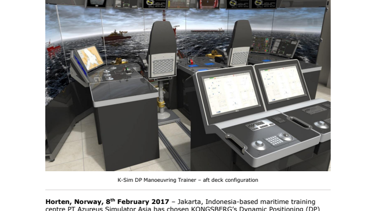 Kongsberg Digital: First KONGSBERG DP Simulator for Indonesian Training Centre